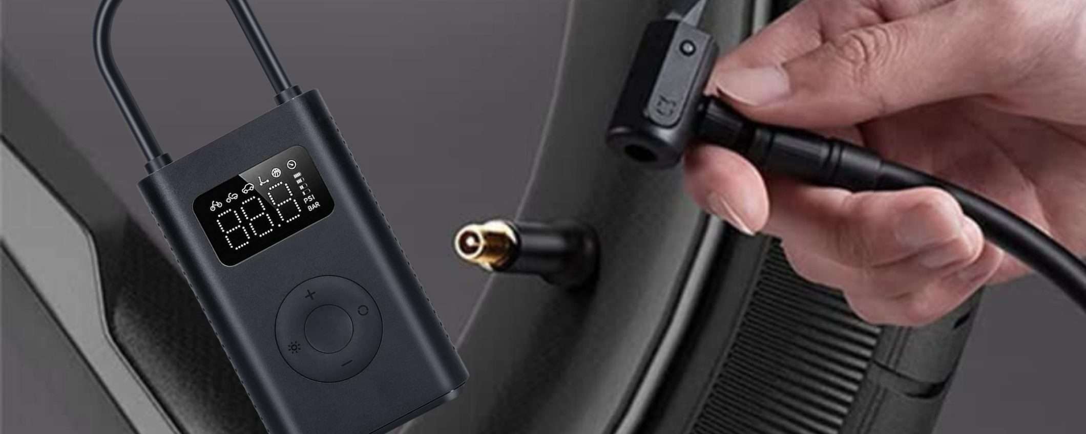 Xiaomi, promo FOLLE del weekend: 39€ per il compressore portatile (modello 2023)