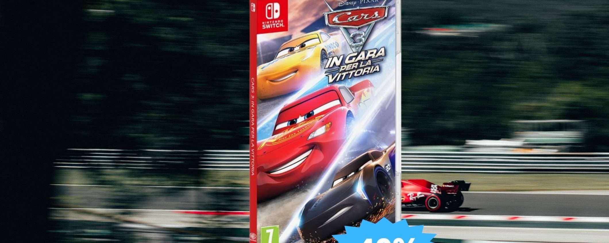 Cars 3 per Nintendo Switch: pura adrenalina in MEGA sconto