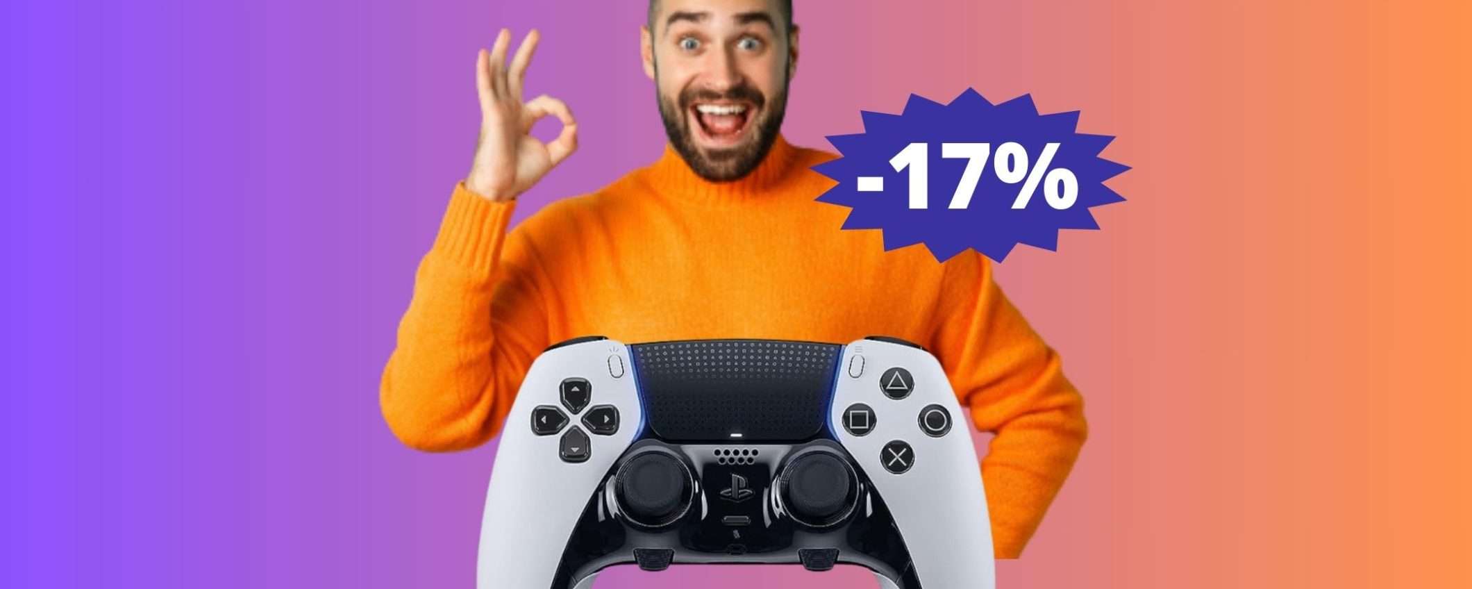 Controller DualSense Edge per PS5: SUPER sconto del 17%