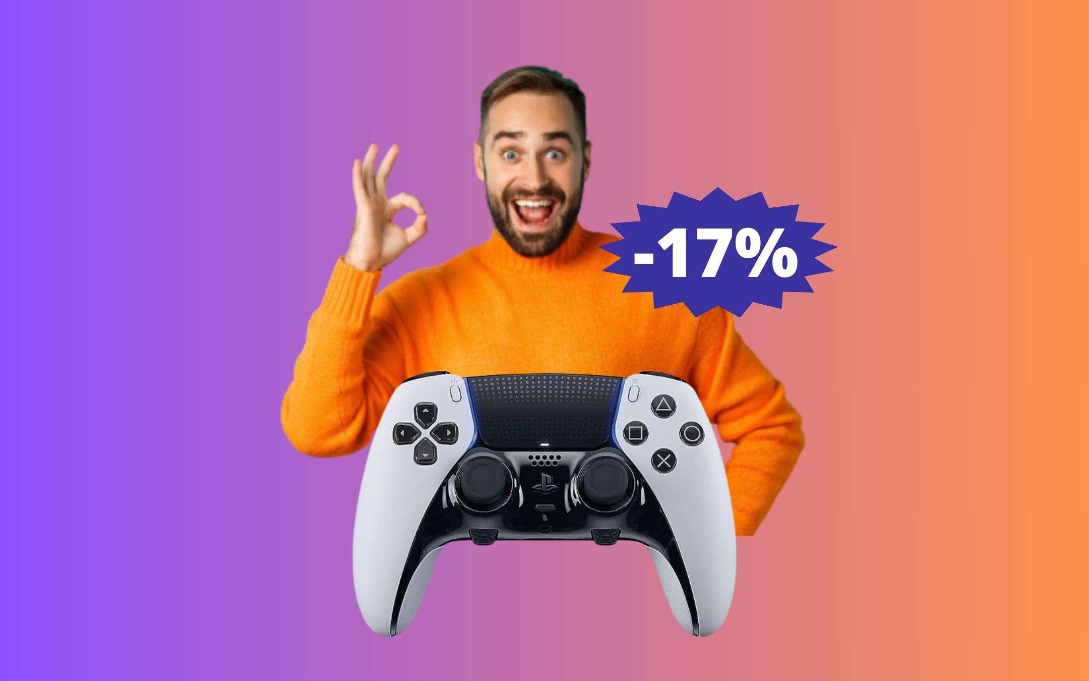 Controller DualSense Edge per PS5: SUPER sconto del 17%