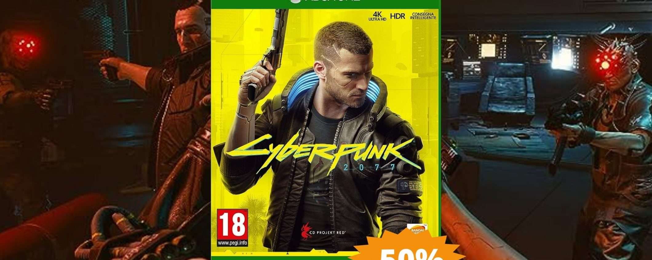 Cyberpunk 2077 per Xbox One: FOLLE metà prezzo su Amazon