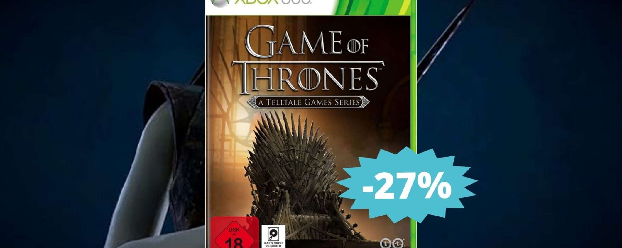 Il Trono di Spade per Xbox 360: MEGA sconto del 27% su Amazon