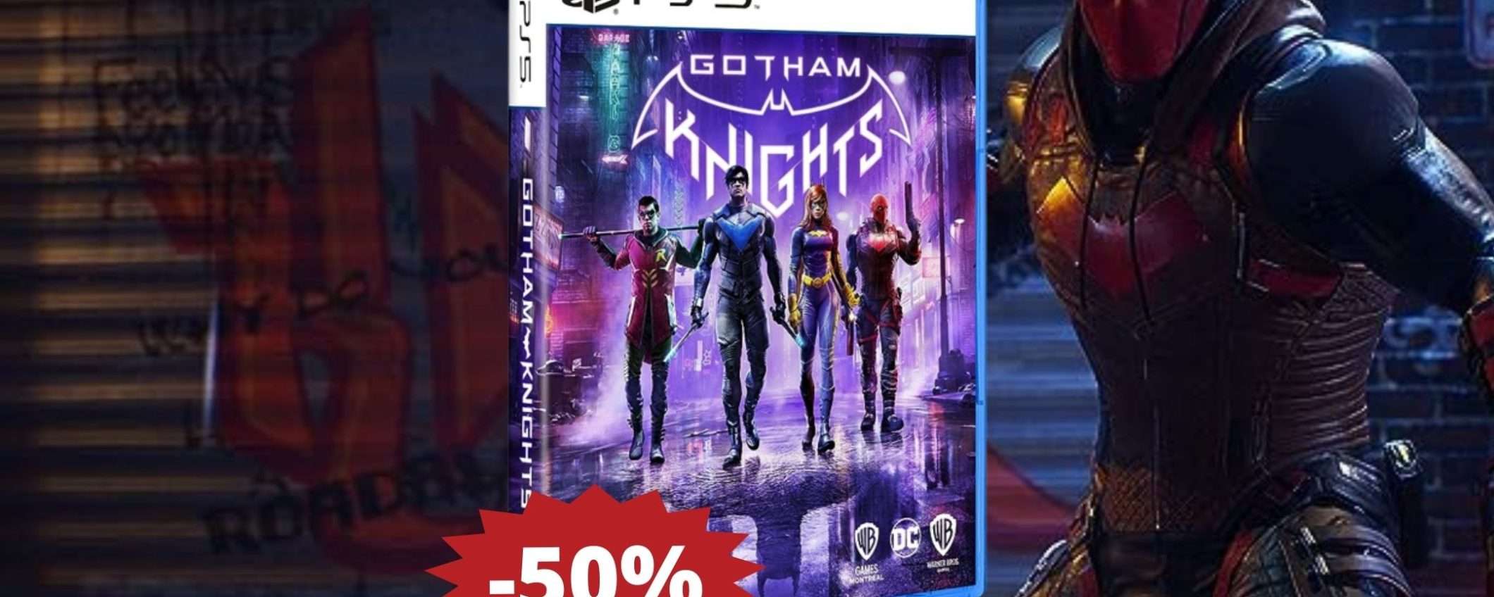 Gotham Knights per PS5: AFFARE imperdibile su Amazon (-50%)