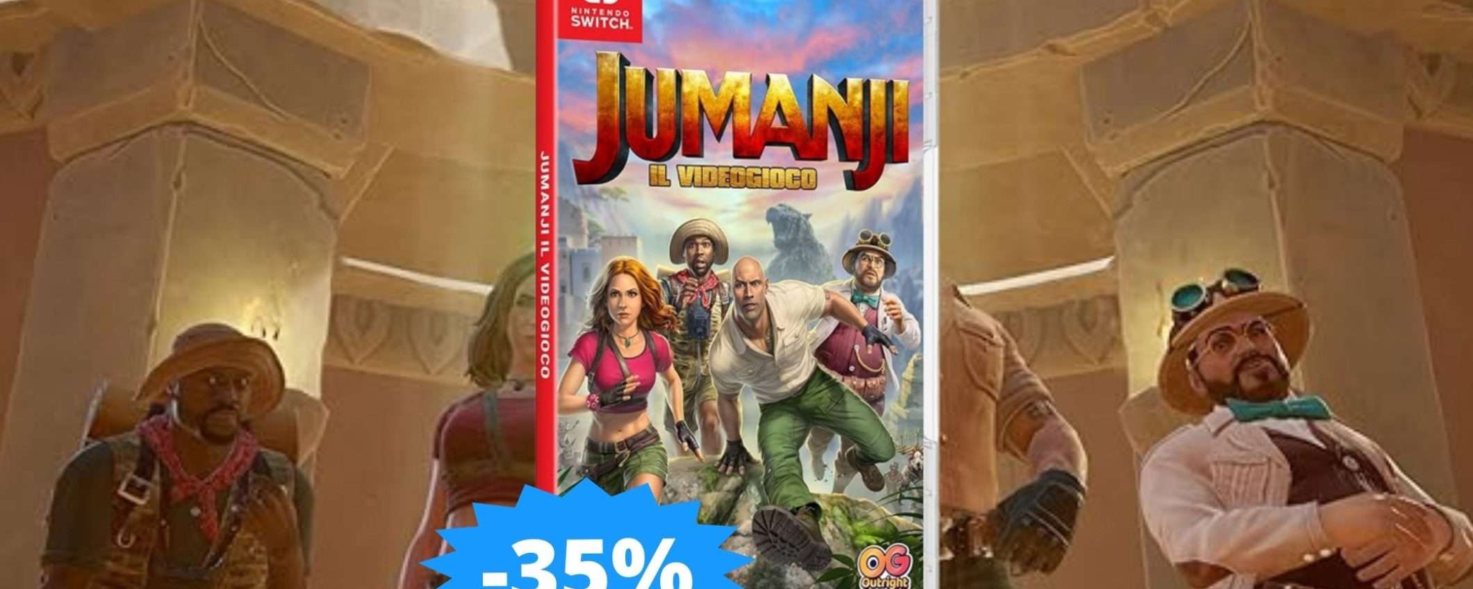 Jumanji per Nintendo Switch: l'OCCASIONE che stavi aspettando