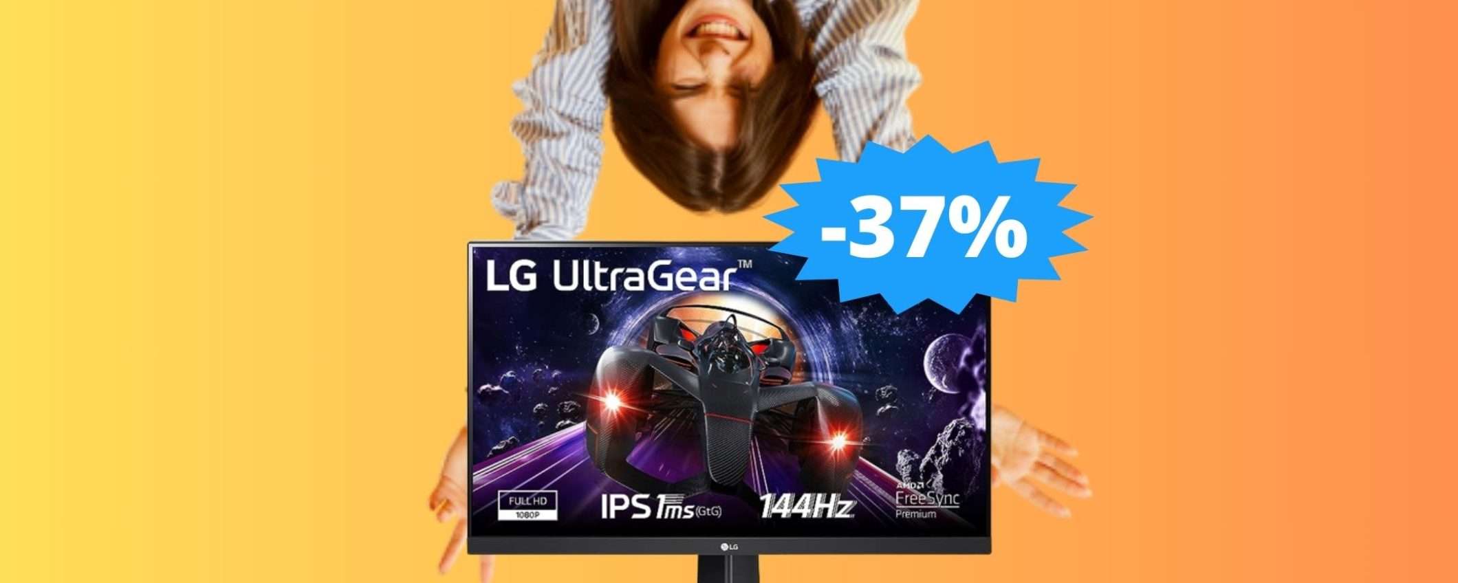 LG UltraGear Gaming Monitor: un AFFARE imperdibile (-37%)