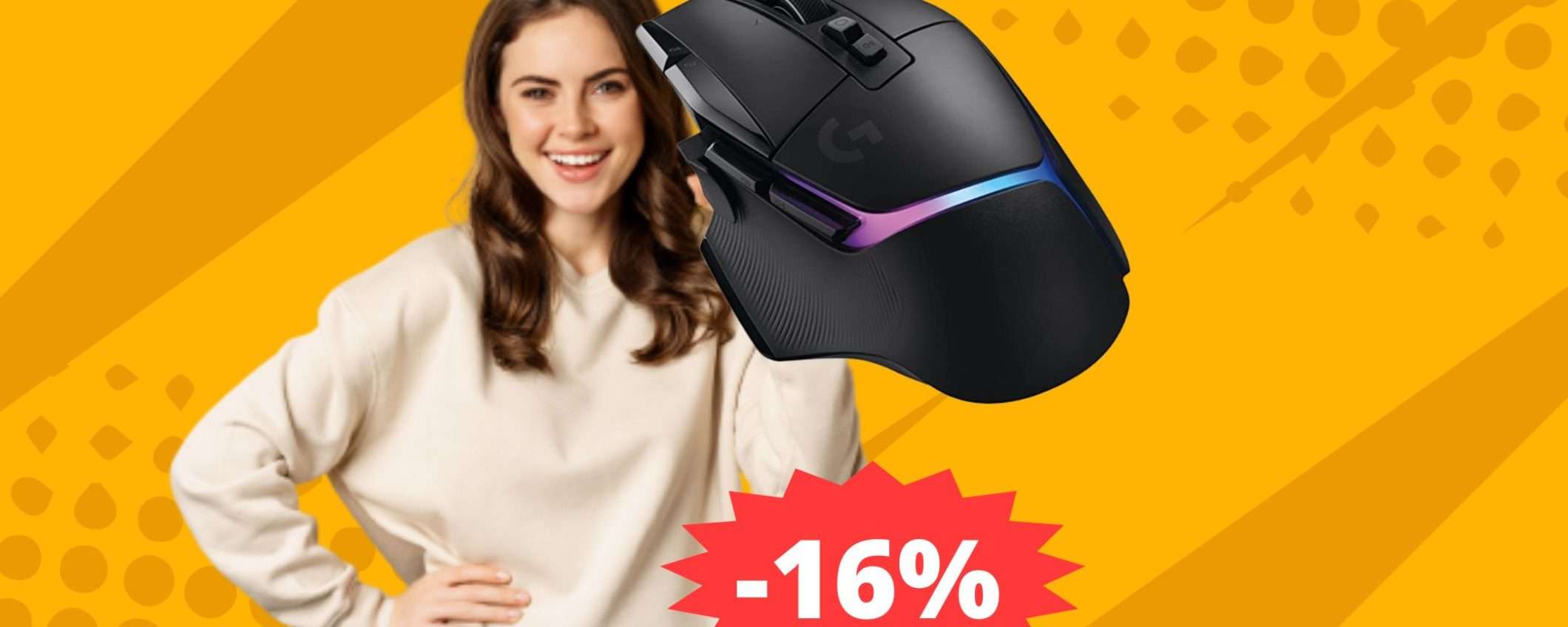 Logitech G G502: mouse da gaming di alta qualità (-16%)