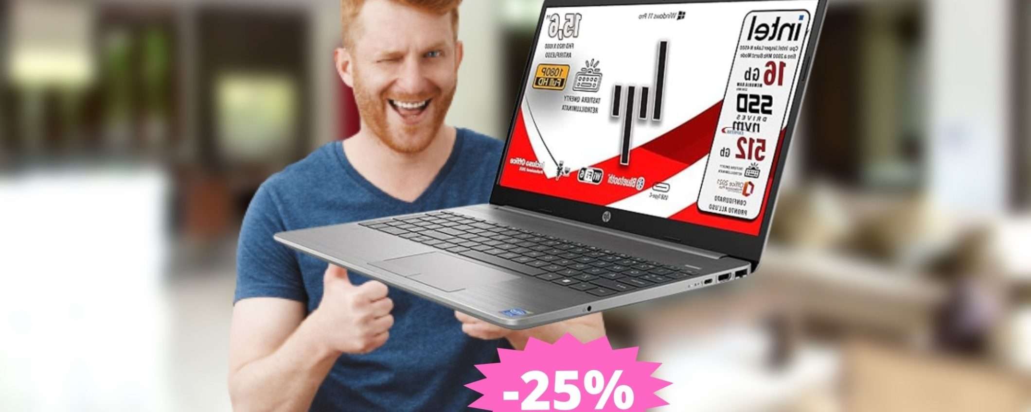 Notebook HP 250 G9: SUPER sconto del 25% su Amazon