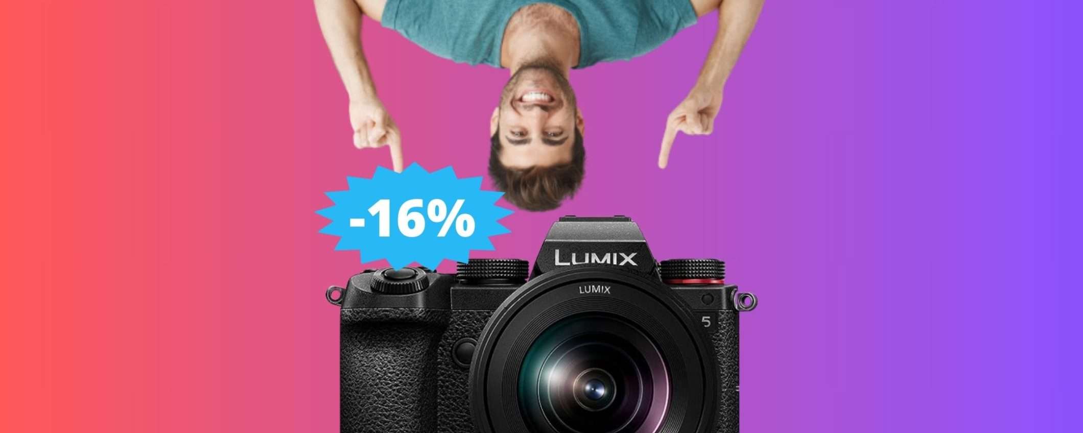 Panasonic Lumix S5: finalmente è in SCONTO su Amazon (-16%)