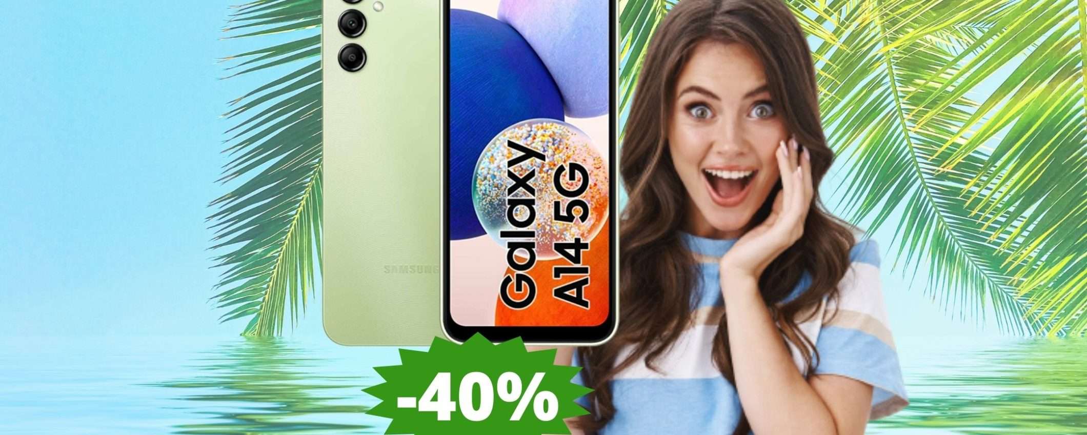 Samsung Galaxy A14: essenziale, ma affidabile, in MEGA sconto