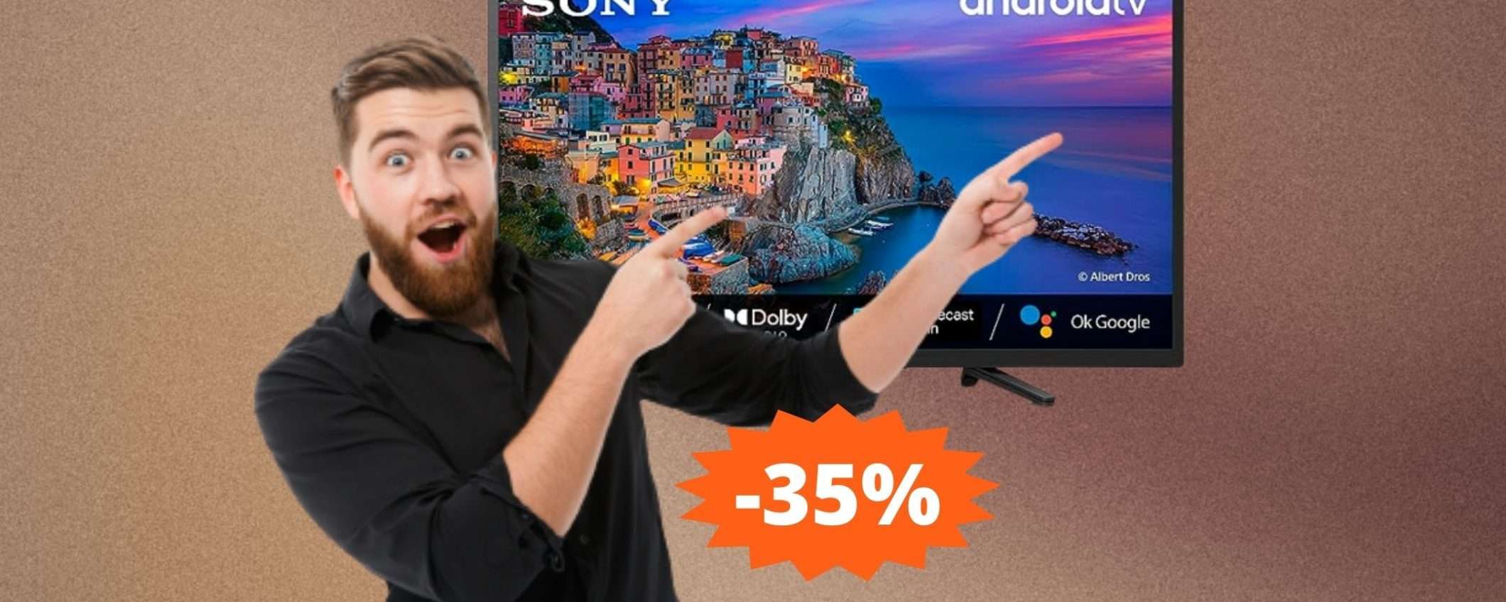 Smart TV Sony BRAVIA: con questo prezzo è IMPOSSIBILE resistergli -(35%)