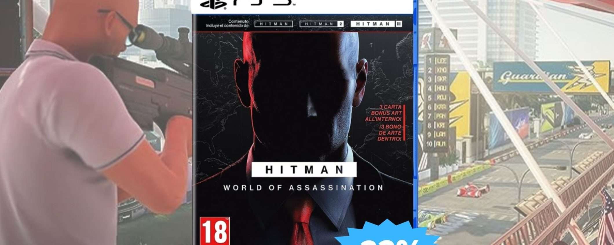 HITMAN per PS5: la PROMOZIONE che stavi cercando (-22%)