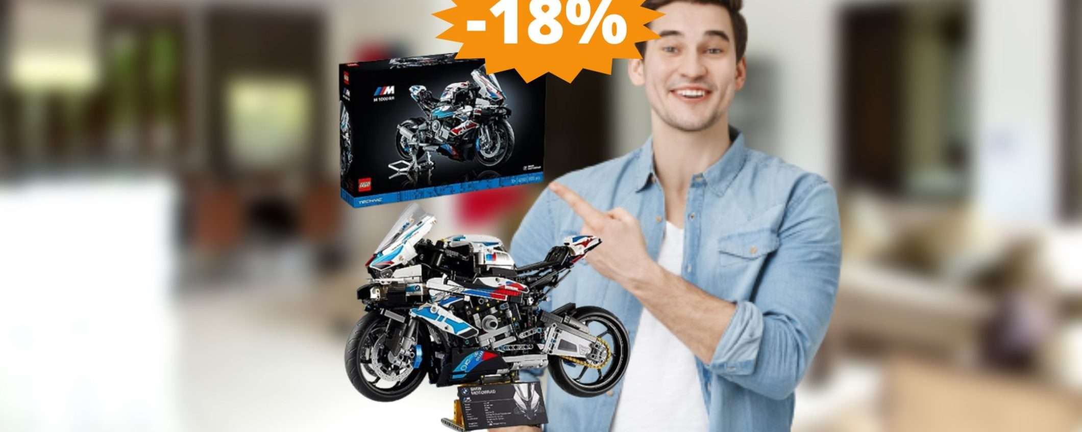 LEGO Technic BMW M 1000 RR: emozione e divertimento in SCONTO