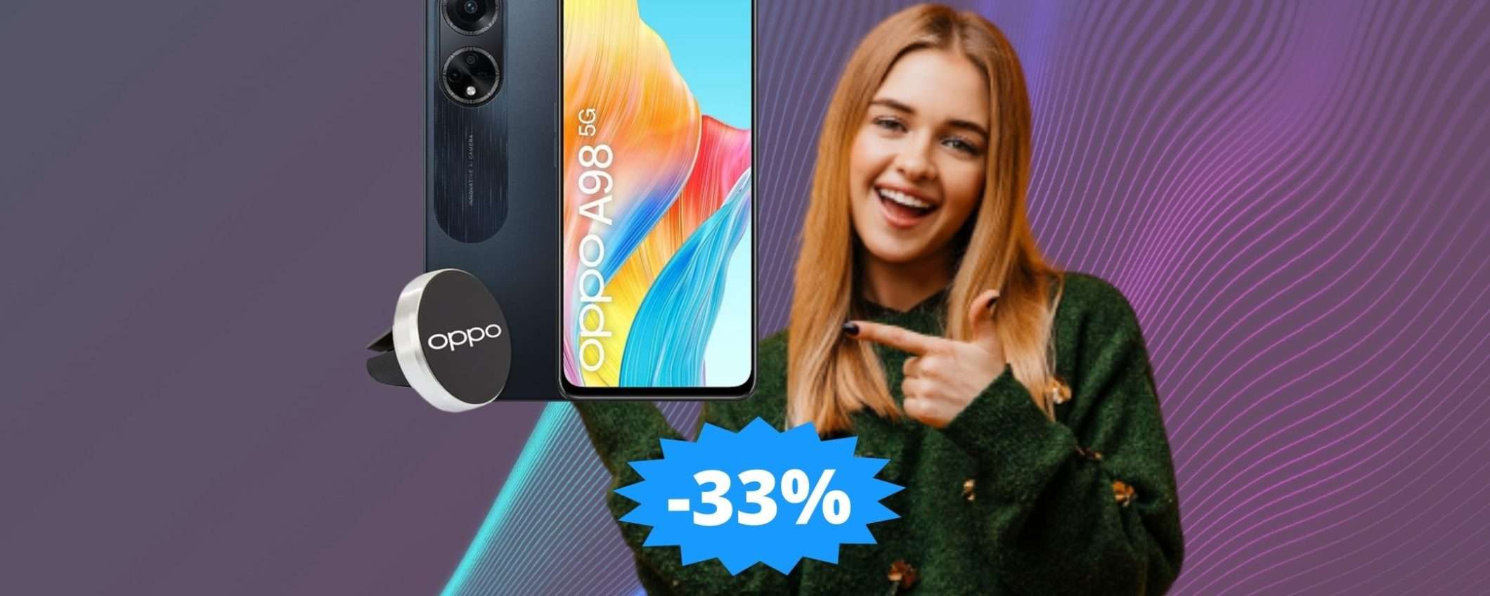 OPPO A98: una MEGA promozione che non puoi perdere (-33%)