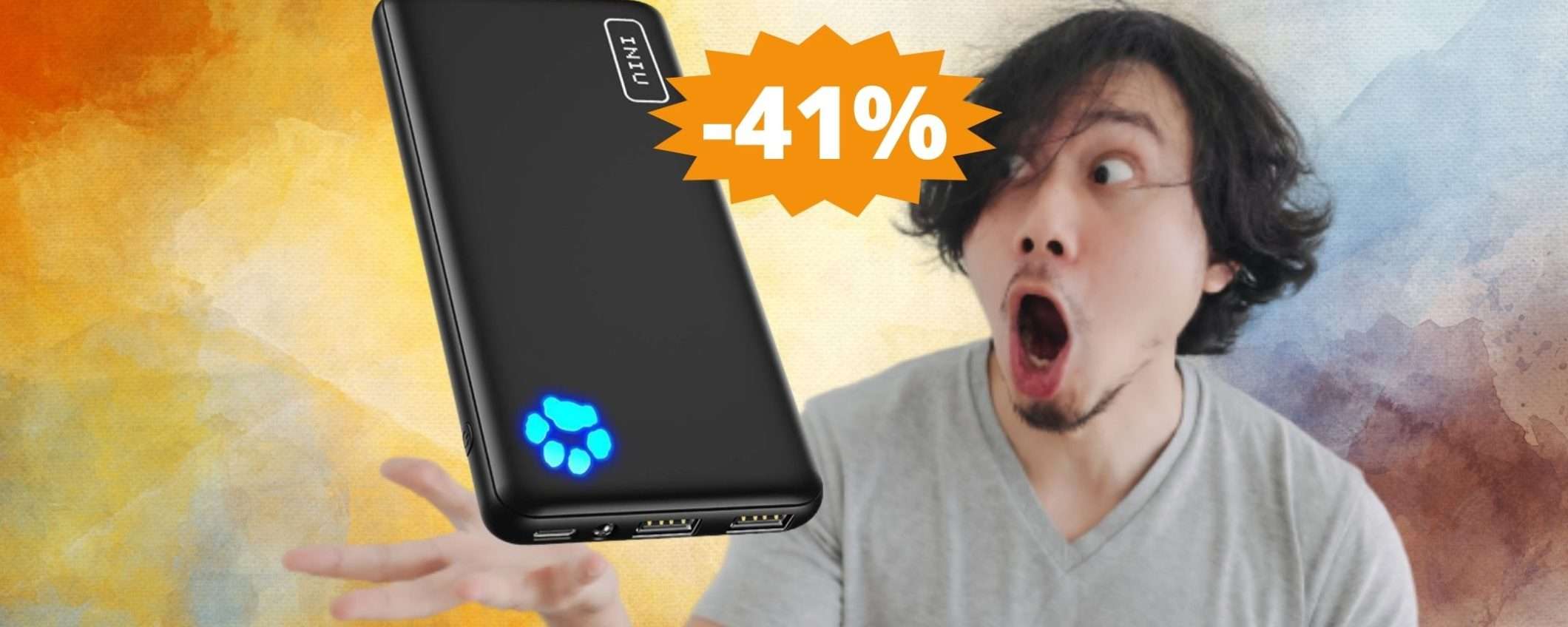 Power Bank INIU: qualità e affidabilità in MEGA sconto (-41%)