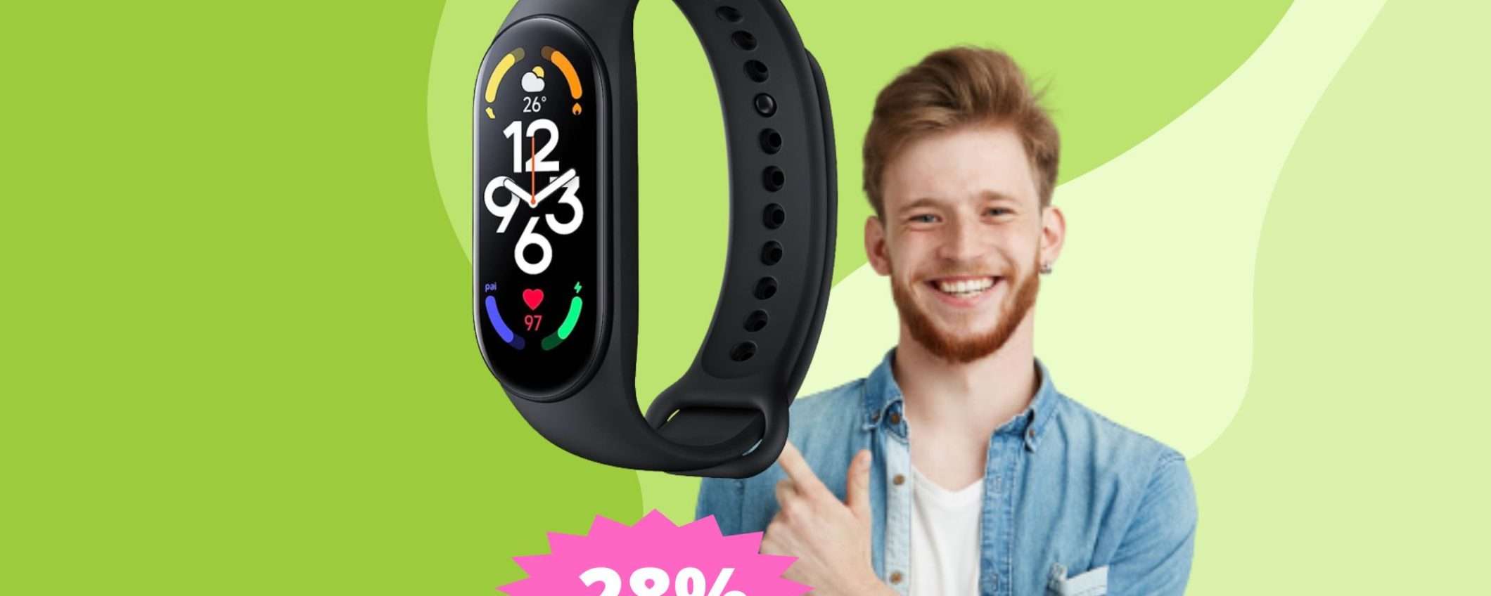 Xiaomi Smart Band 7: SUPER sconto del 28% su Amazon