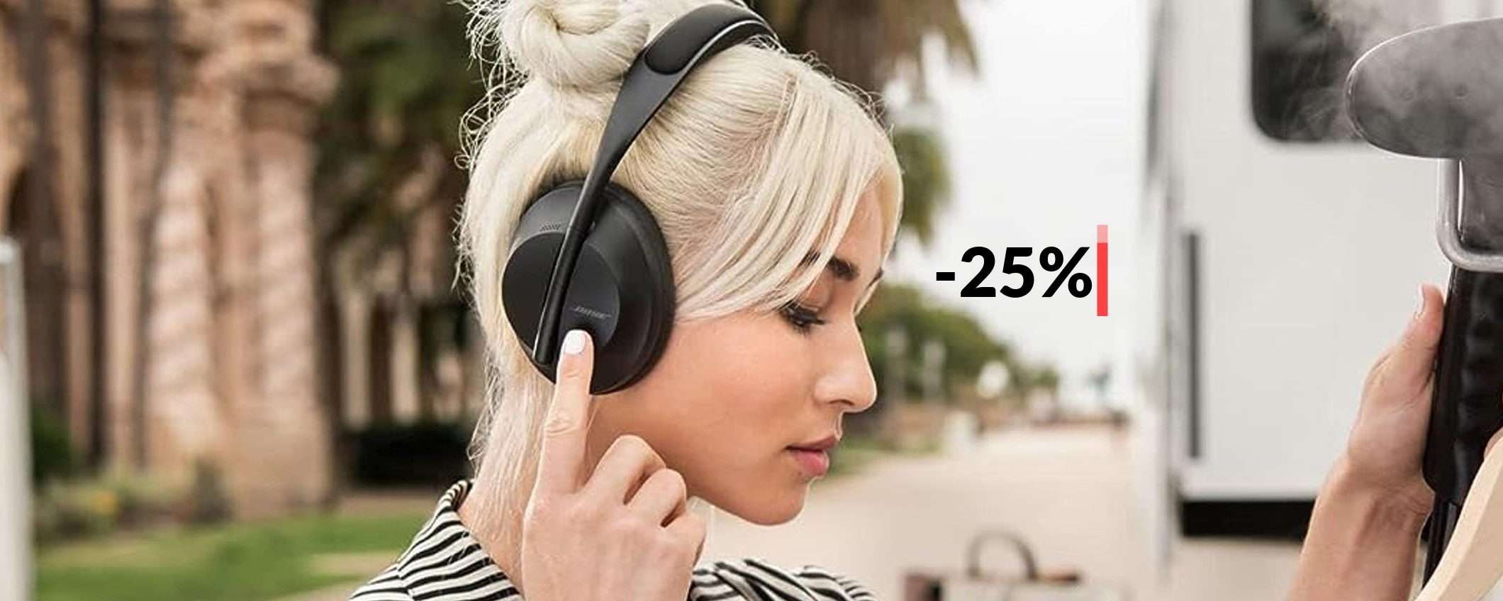 Cuffie Bose con controllo vocale ALEXA: il prezzo precipita (-102€)