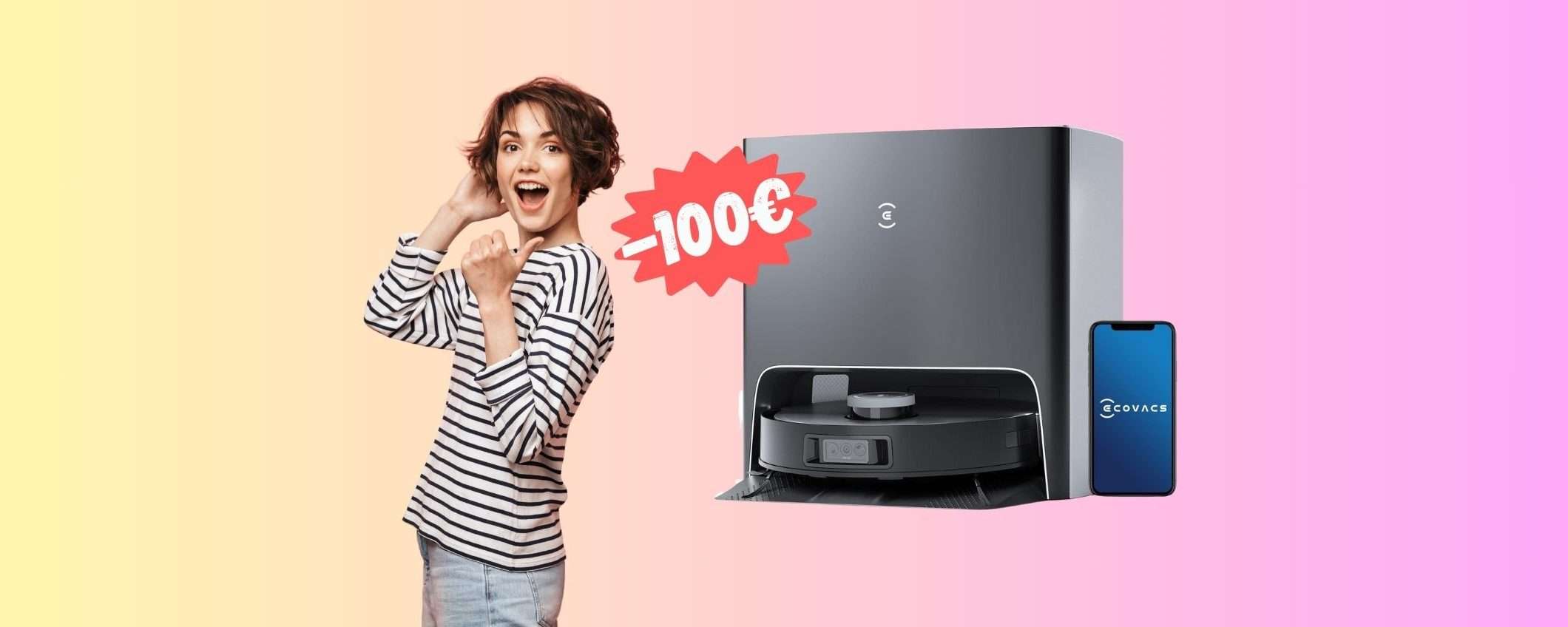 ECOVACS DEEBOT X1 TURBO: un gioiello in SCONTO di 100€