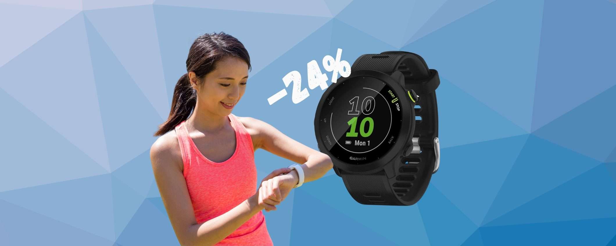 Garmin Forerunner 55: a questo prezzo è da prendere SUBITO (-24%)