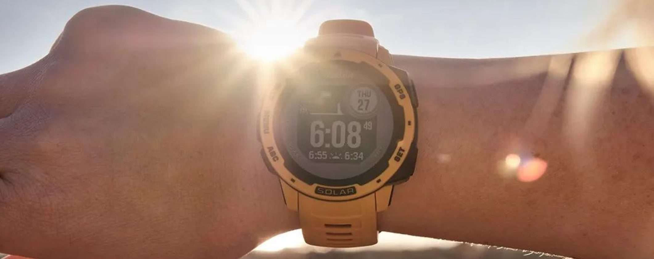 Il Garmin Instinct Solar torna a un PREZZO PAZZO