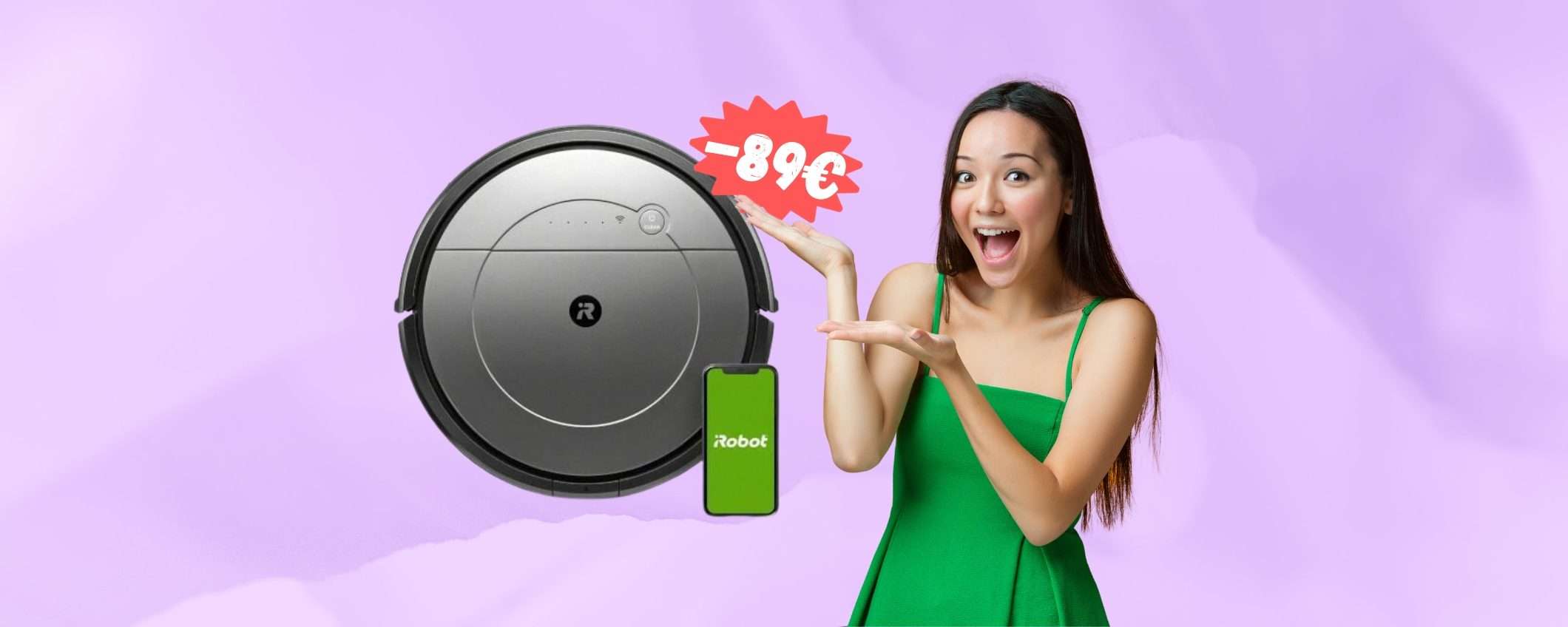 IRobot Roomba Combo a 89€ in MENO su eBay: ROBA da MATTI