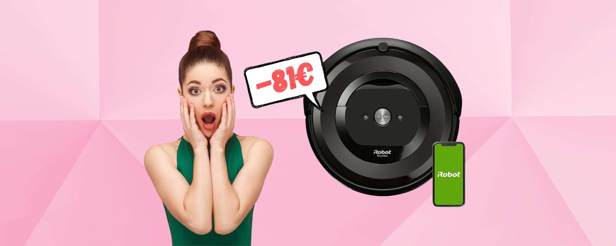 iRobot Roomba e6192 da prendere ADESSO con lo SCONTO di 81€