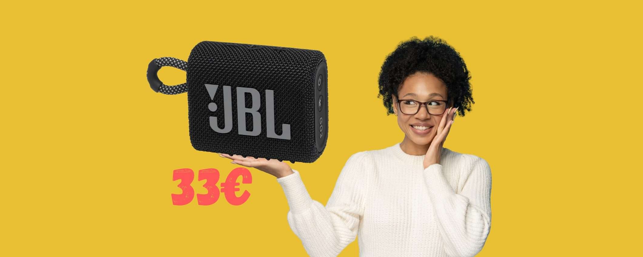 JBL GO 3: SUPER speaker a MINI prezzo, su Amazon a 33€