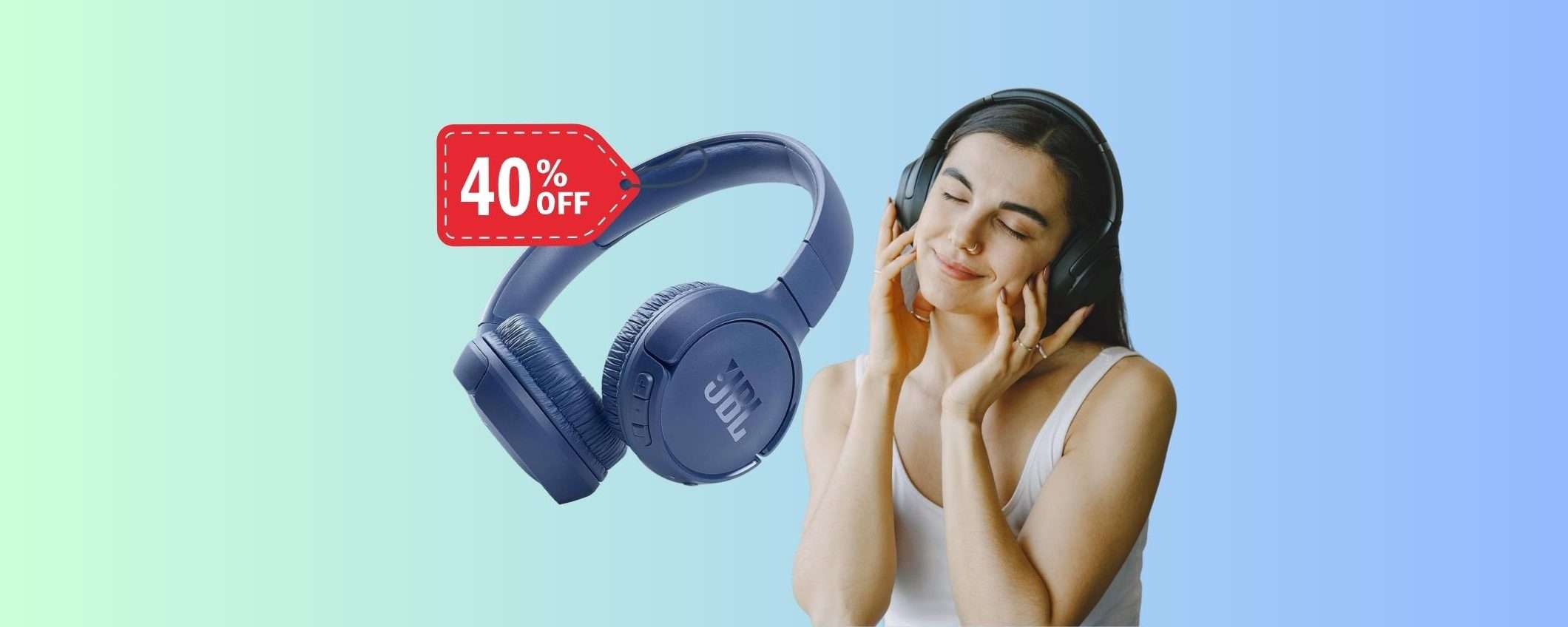 JBL Tune 510BT: le MERAVIGLIOSE cuffie wireless su Amazon al 40%