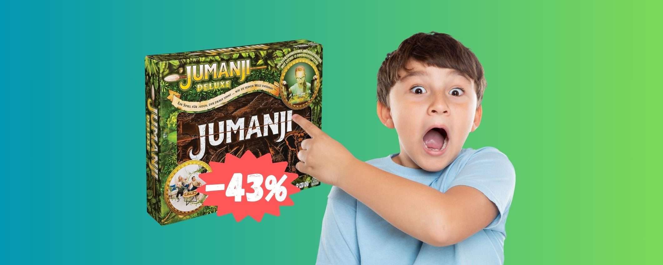 Jumanji Deluxe in versione elettronica al 43% in MENO su Amazon