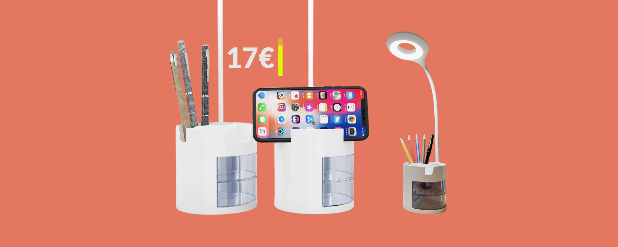 Lampada LED regolabile e ricaricabile: solo 17€ con 2 SCONTI