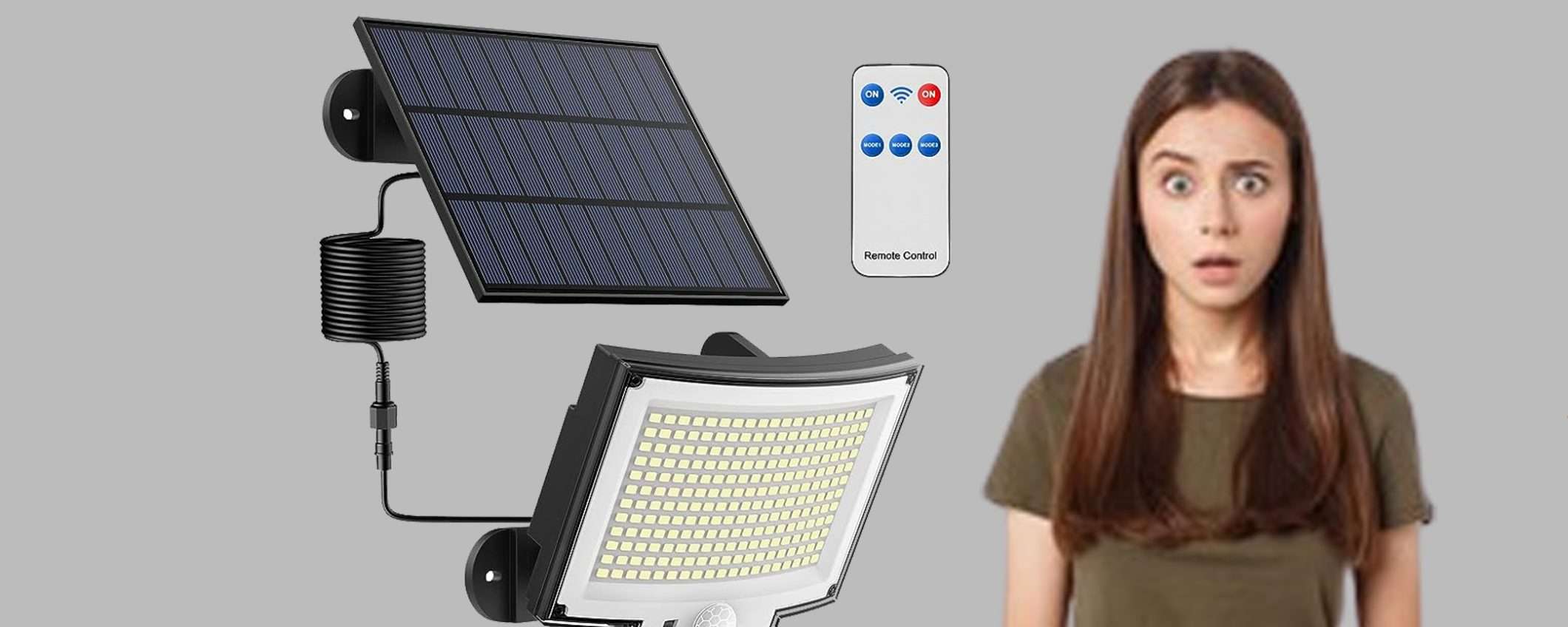 Luce solare LED con sensore di movimento: offerta BOMBA (-29%)