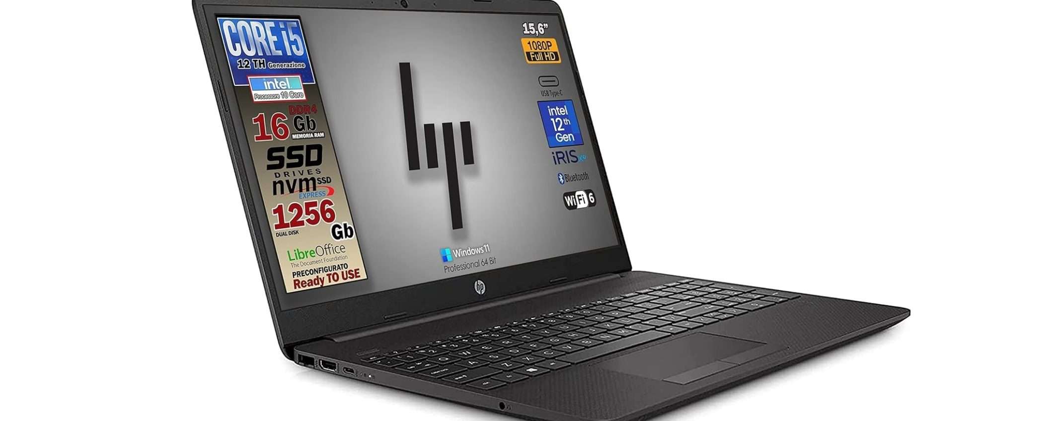 Questo notebook HP con Core i5 e 16 GB di RAM costa 599€ su Amazon