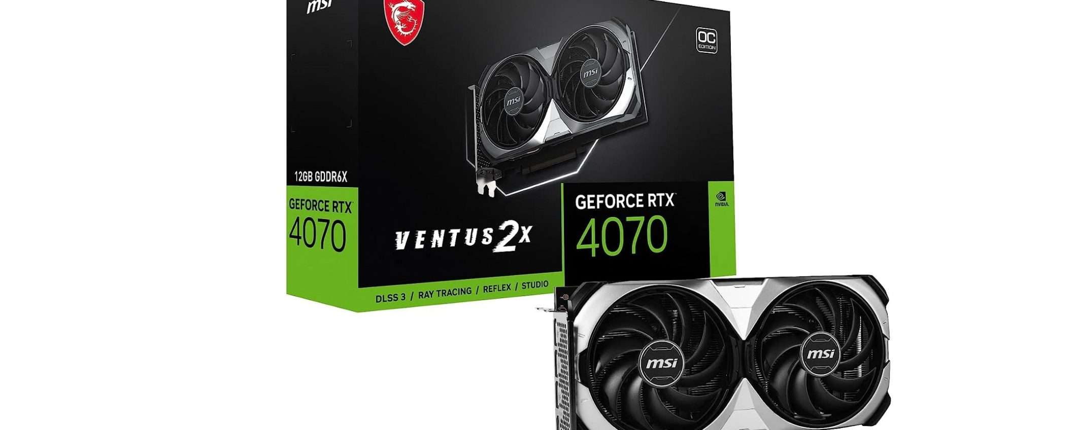 NVIDIA RTX 4070 in offerta su Amazon: prezzo ridotto e consegna immediata