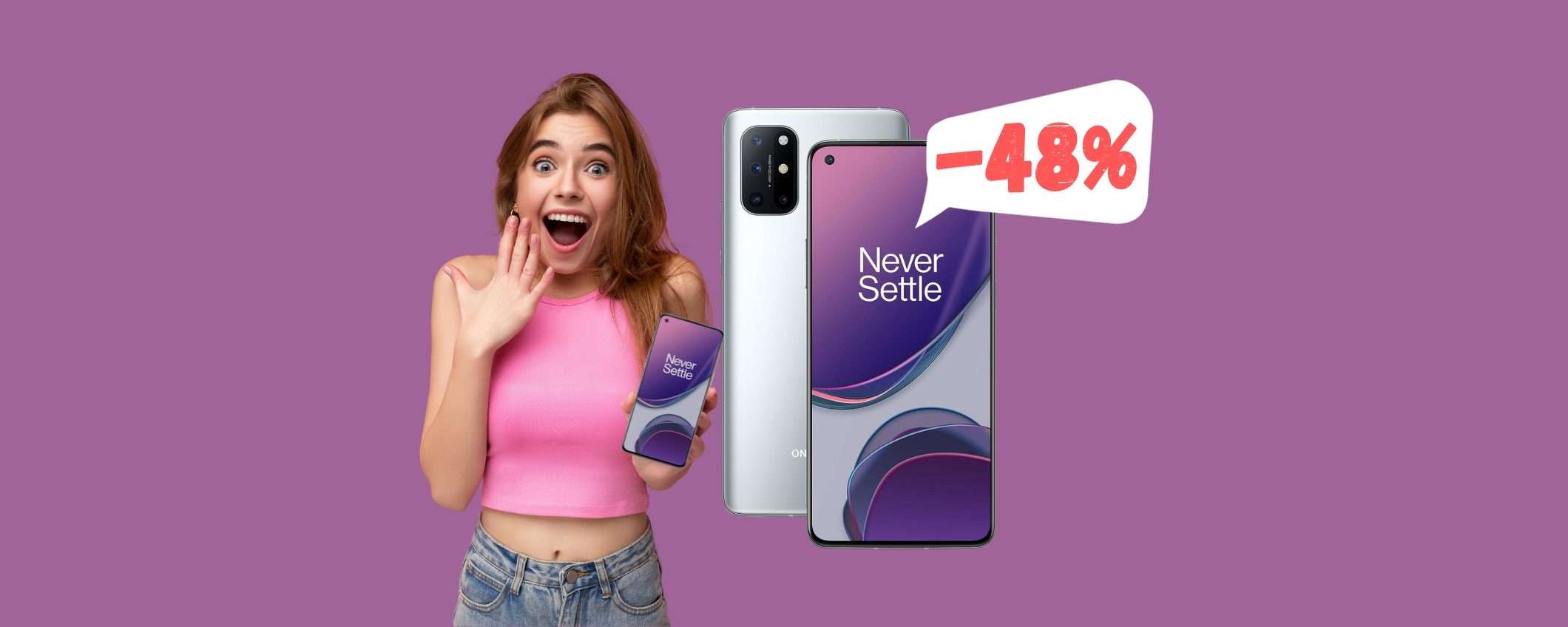 OnePlus 8T al PREZZO più BASSO di SEMPRE su Amazon (-48%)