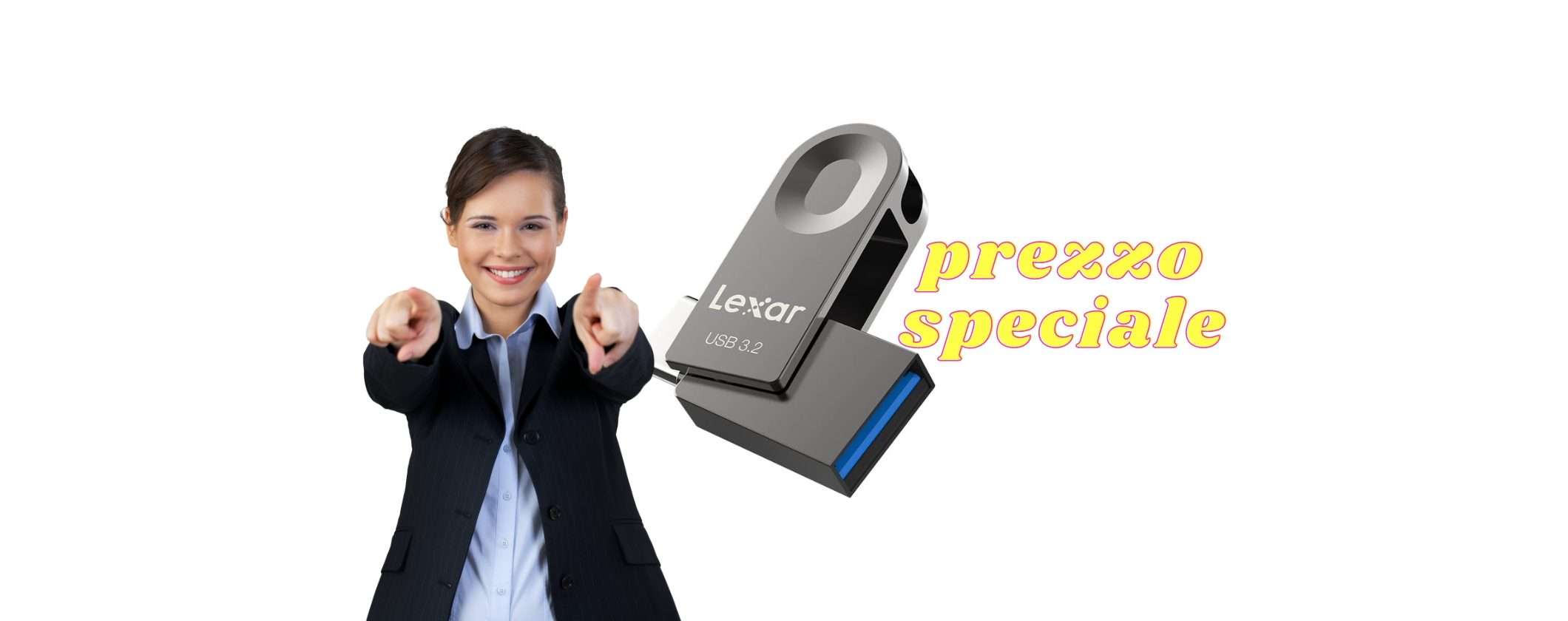 Pen Drive Lexar 2 in 1: soluzione perfetta a prezzo top