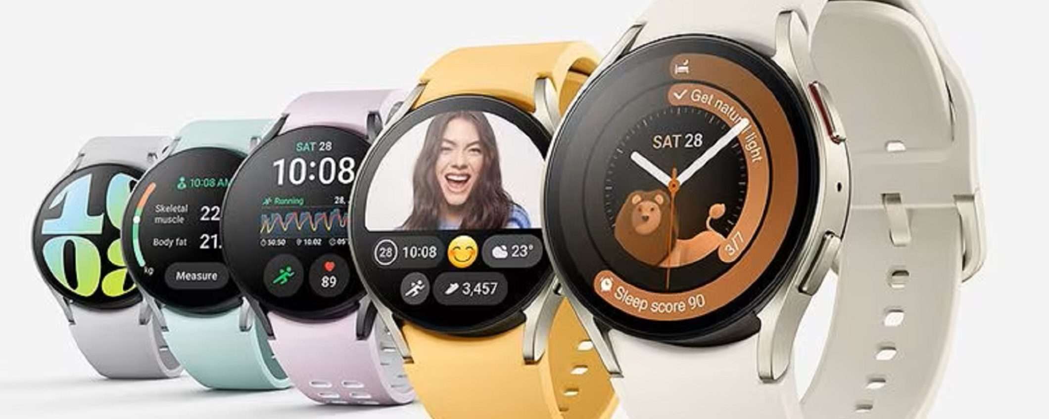 Samsung Galaxy Watch6 sconto del 22% che vi permette di risparmiare 77€