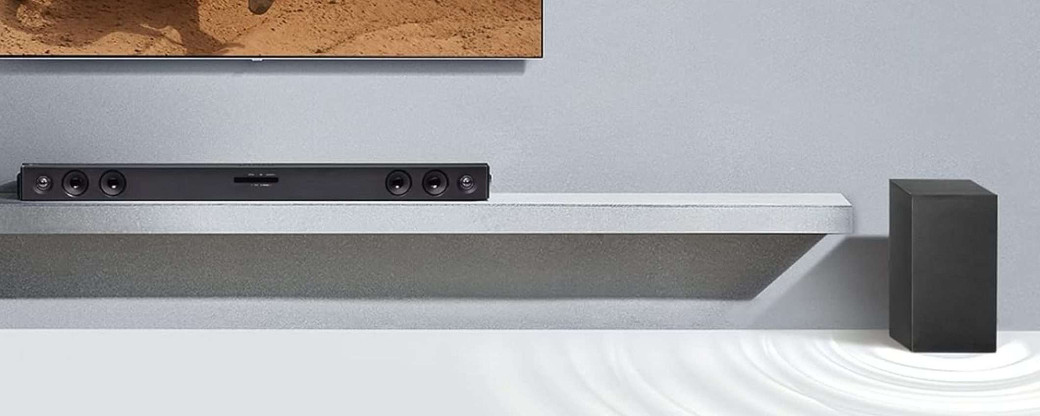 LG: questa soundbar 300W fa TREMARE i muri e costa niente (138€ su Amazon)