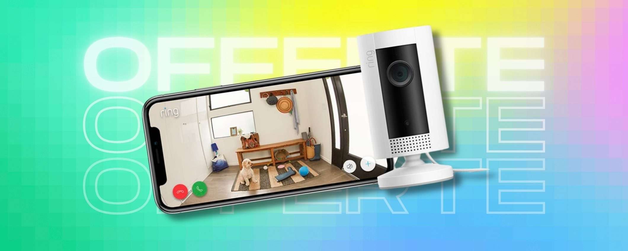 Telecamera MINI che scompare: Ring Indoor per sicurezza al TOP (-17%)