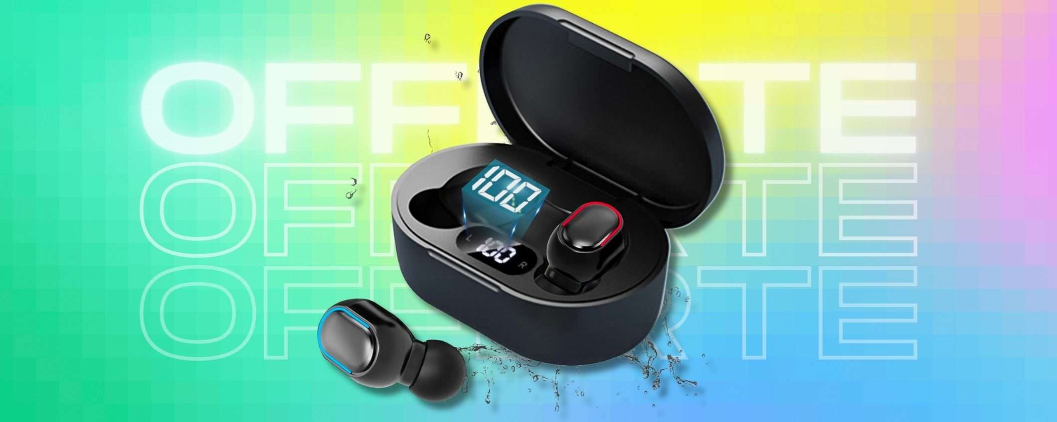 Auricolari Bluetooth con riduzione del rumore, per 14€ sono REGALATE