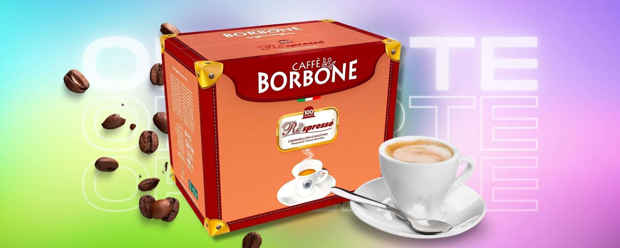 200 Capsule Borbone REspresso miscela NERA a 0,15€ l'una: affarone