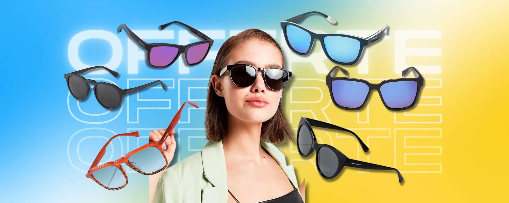 Hawkers, occhiali da sole a partire da 17€: UNISEX e di qualità