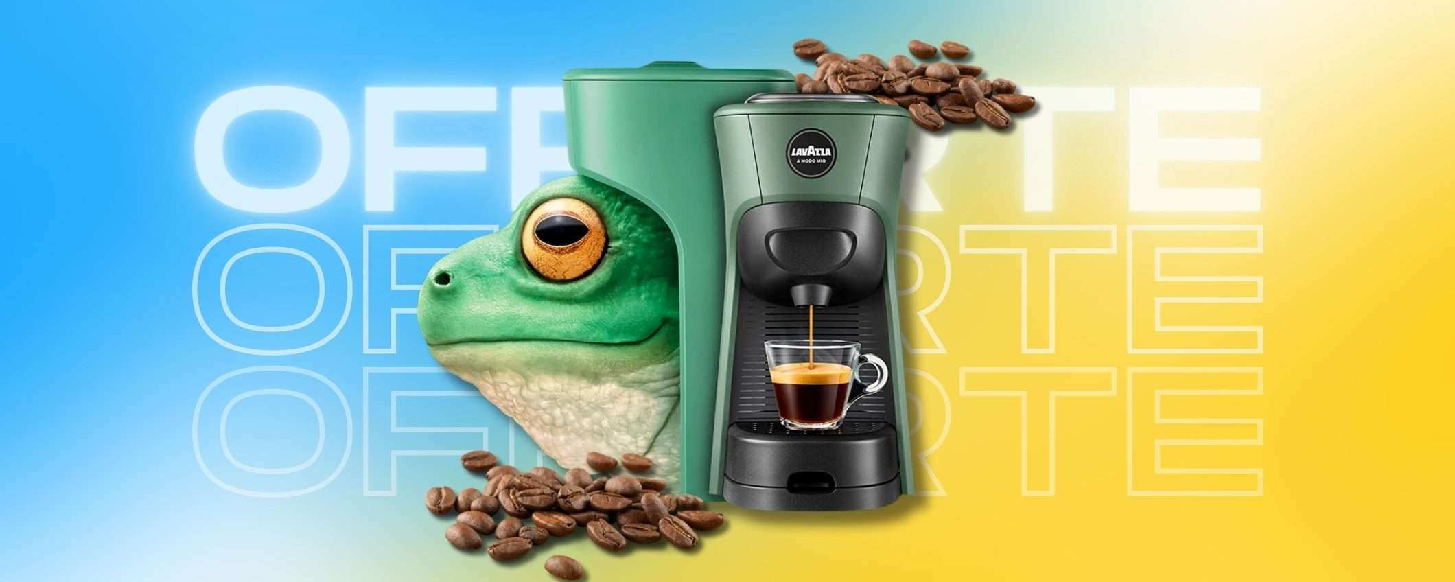 Lavazza Tiny Eco + 64 capsule per un caffè sempre più GREEN (-13%)