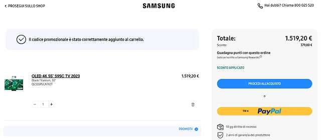 tv oled samsung voucher promotv