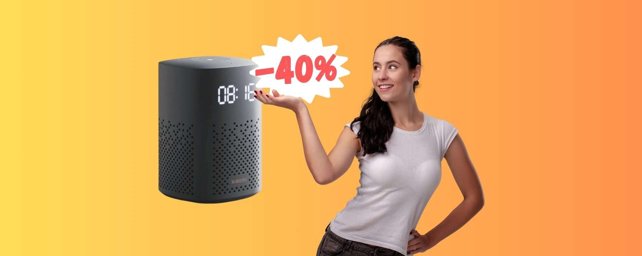 Xiaomi Smart Speaker con Google Assistant e IR integrato al 40%