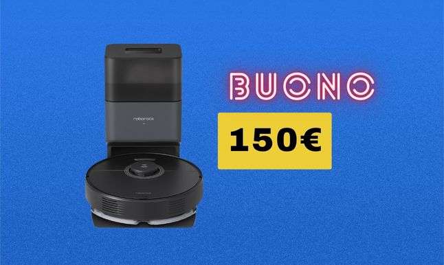 Roborock Q7 in offerta con buono da 150€: pulizia precisa e svuotamento automatico