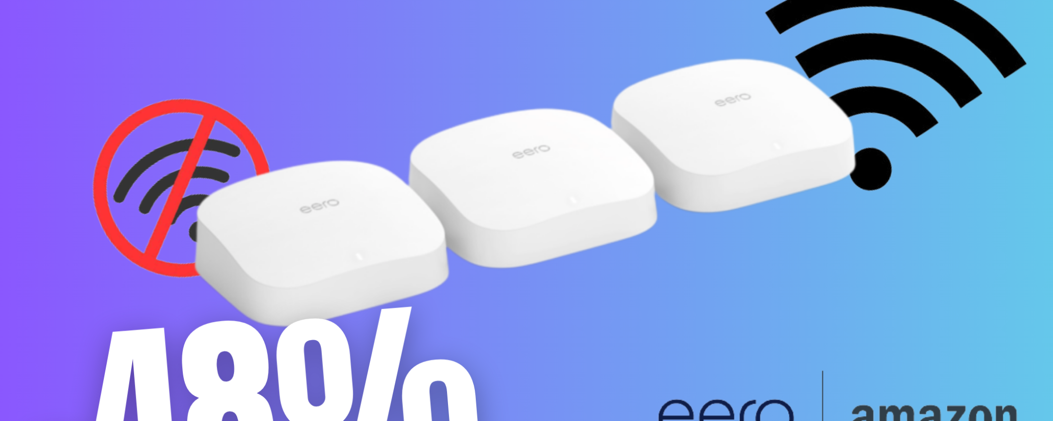 Il WiFi che BUCA i muri è di Amazon: oggi è in SCONTO DEL 48% (copertura fino a 380 m²)