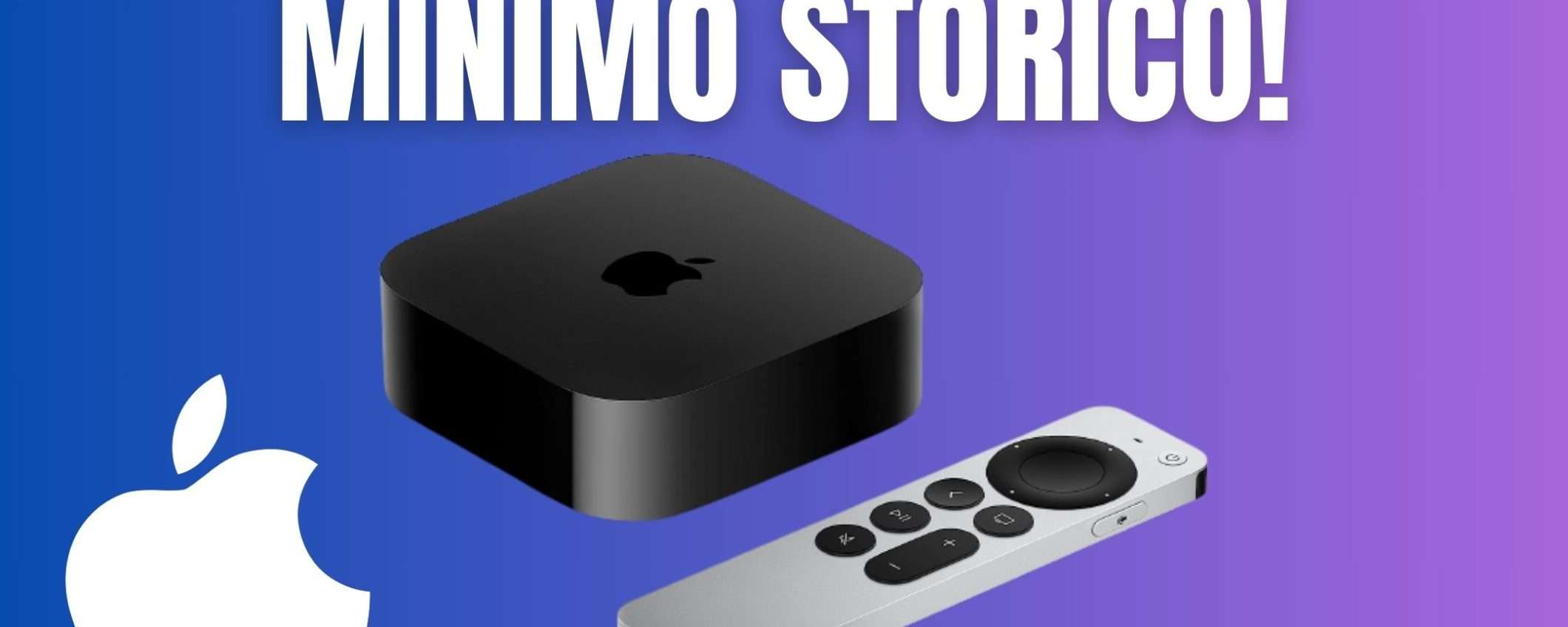 Grazie a questo sconto, Apple TV (3ª generazione) raggiunge il Minimo Storico!