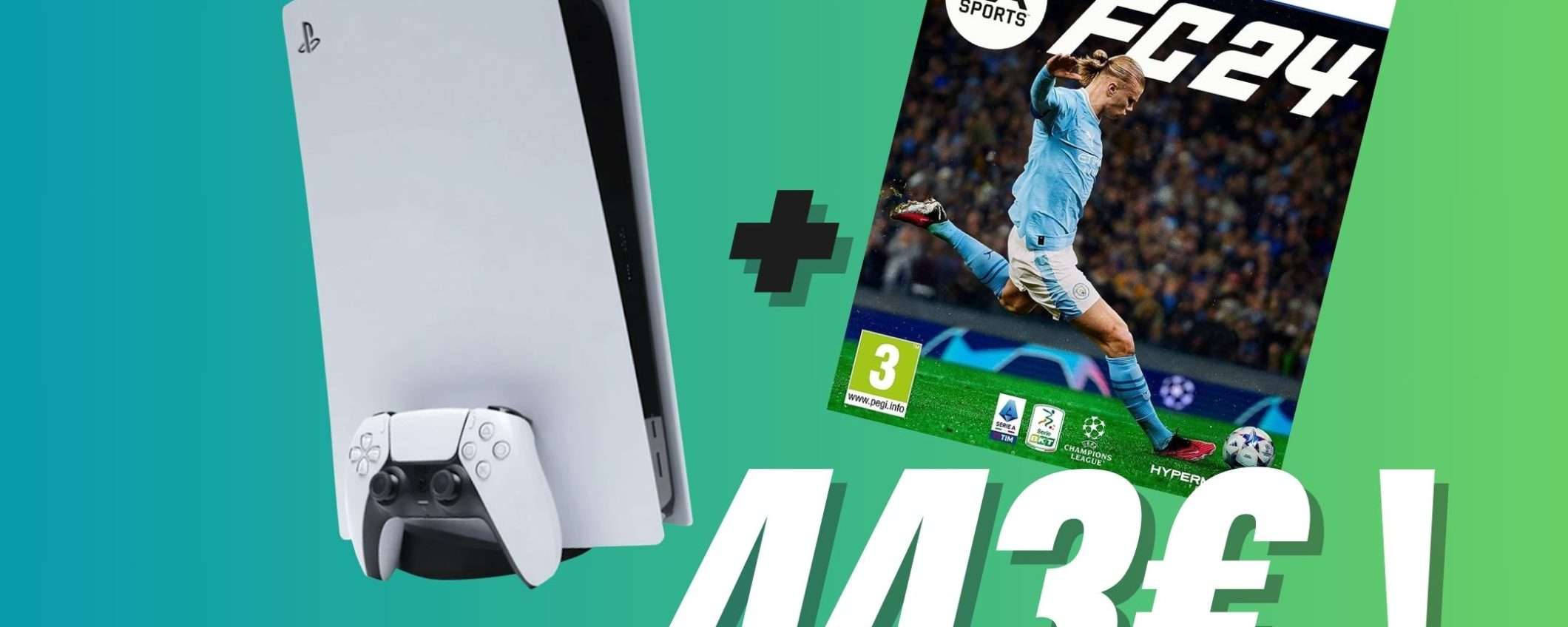 PlayStation 5 e FC 24 (FIFA 24): un bundle da sogno a un prezzo mai visto prima