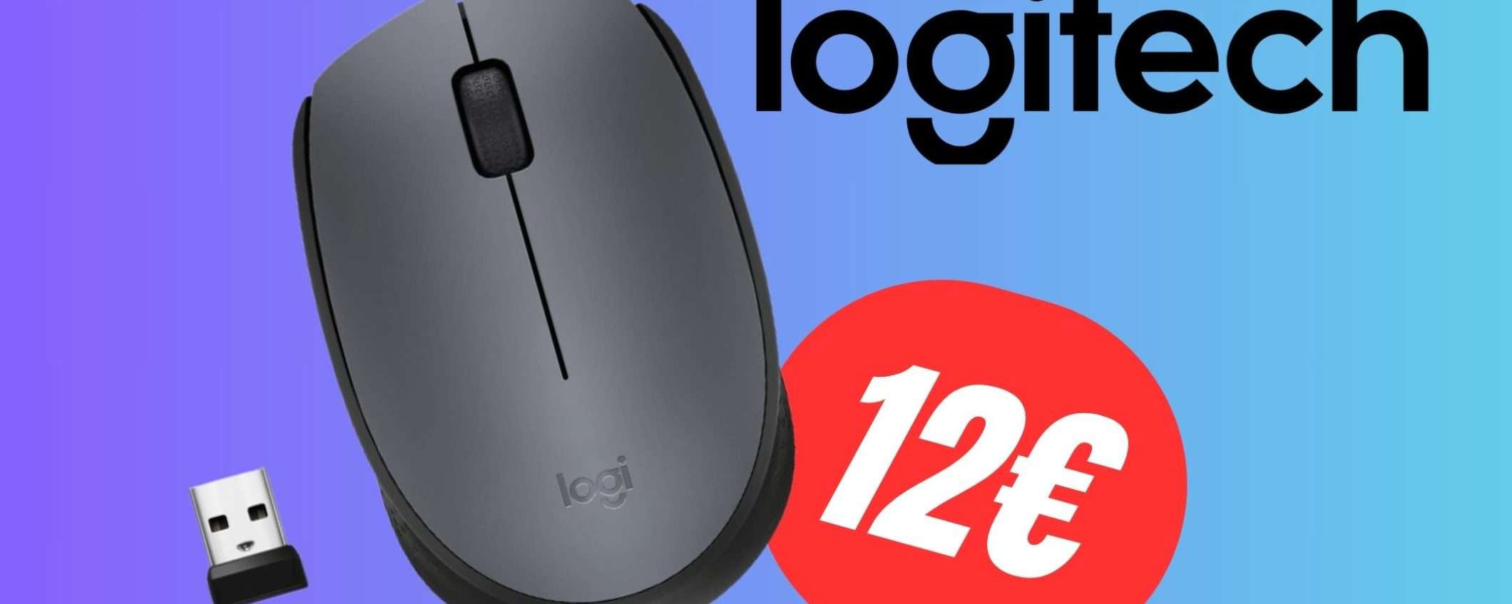 Il Mouse Senza Fili di Logitech CROLLA a soli 12,90€!