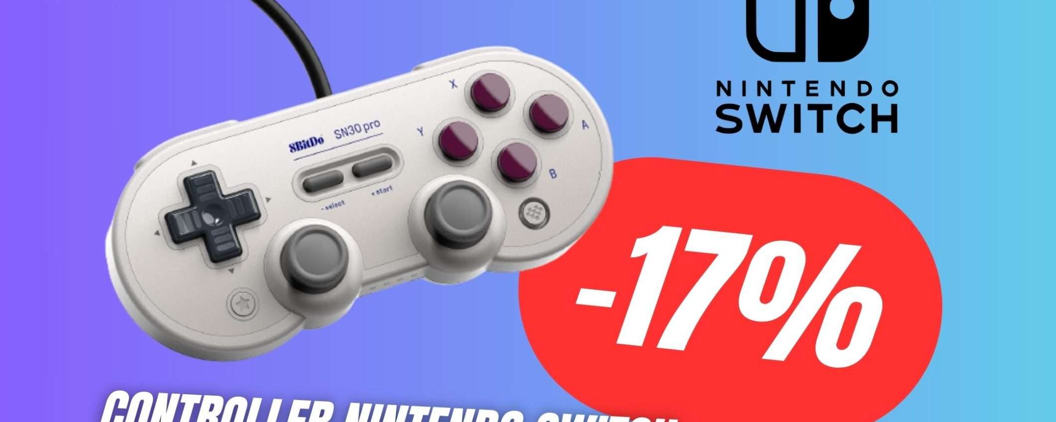 OFFERTA PAZZESCA per il bellissimo Controller Nintendo Switch in stile Vintage!