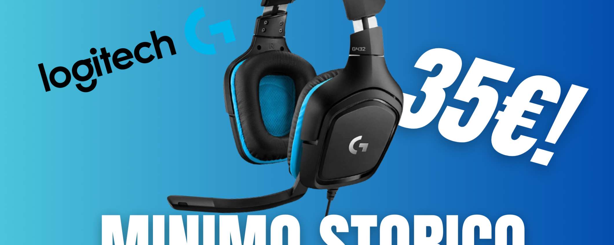 MINIMO STORICO per queste cuffie da gaming Logitech (-35%)